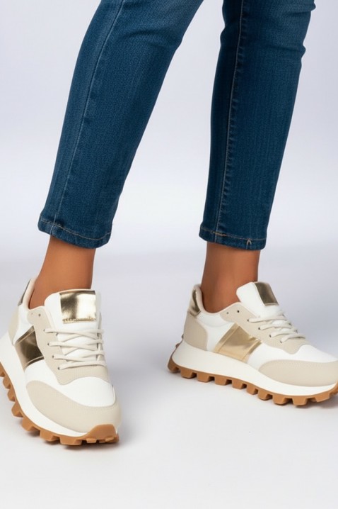 Adidași damă ORNABELZA GOLDEN, Culoare: auriu, IVET.RO - Reduceri de până la -80%