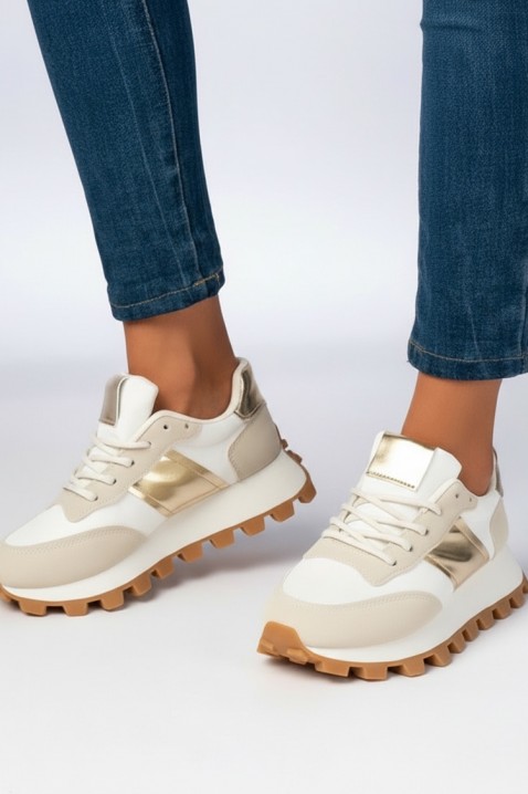 Adidași damă ORNABELZA GOLDEN, Culoare: auriu, IVET.RO - Reduceri de până la -80%