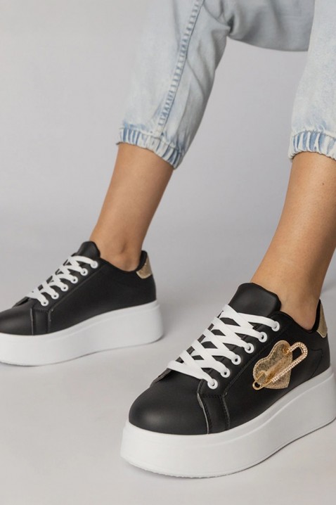 Teniși damă KOLDENZA, Culoare: negru, IVET.RO - Reduceri de până la -80%