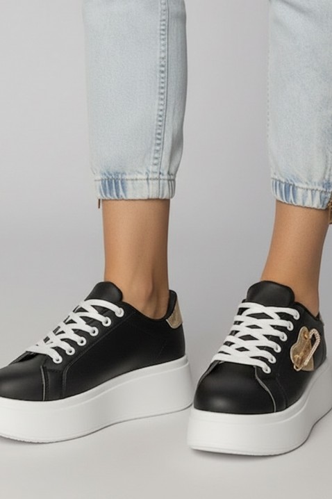 Teniși damă KOLDENZA, Culoare: negru, IVET.RO - Reduceri de până la -80%