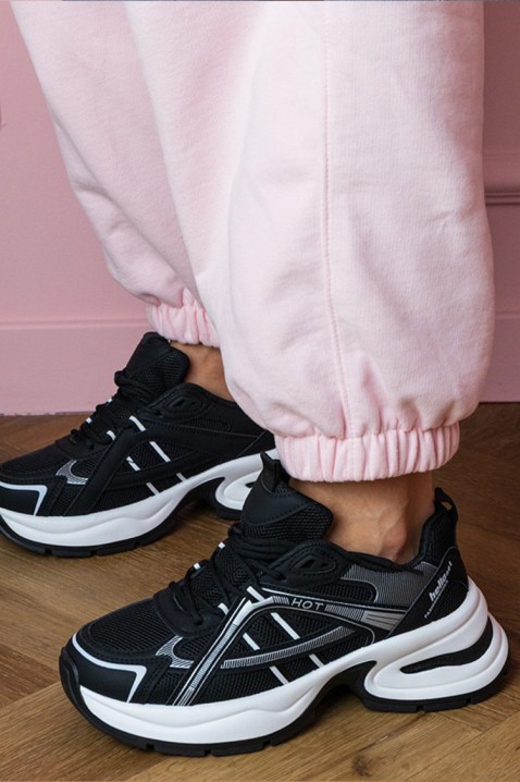 Adidași damă GLEMOLZA BLACK, Culoare: negru, IVET.RO - Reduceri de până la -80%