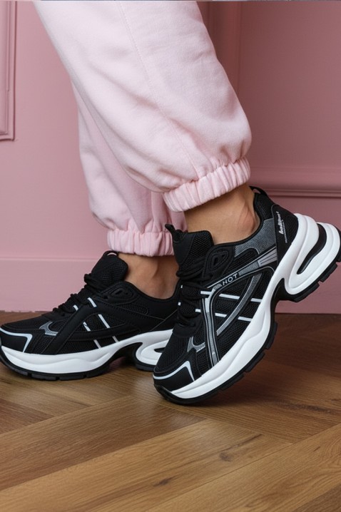 Adidași damă GLEMOLZA BLACK, Culoare: negru, IVET.RO - Reduceri de până la -80%