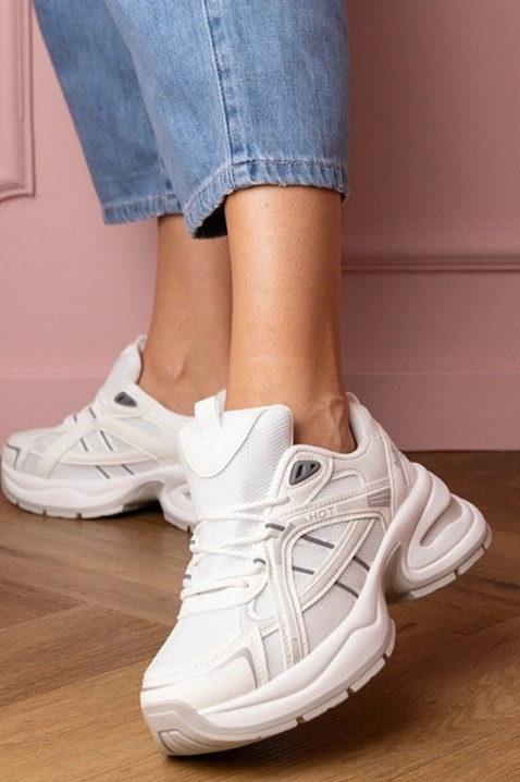 Adidași damă GLEMOLZA WHITE, Culoare: alb, IVET.RO - Reduceri de până la -80%