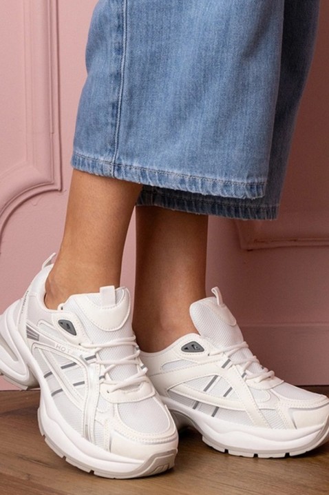 Adidași damă GLEMOLZA WHITE, Culoare: alb, IVET.RO - Reduceri de până la -80%