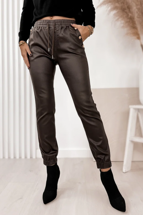 Pantaloni SLOMENGA, Culoare: maro, IVET.RO - Reduceri de până la -80%