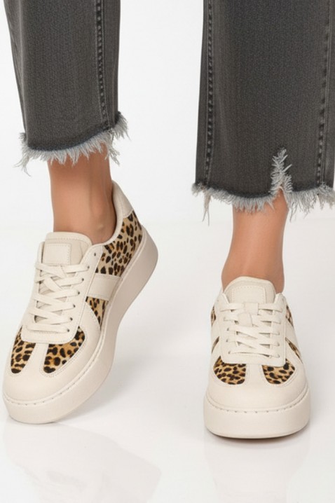 Teniși damă DAMONDA ECRU, Culoare: ecru, IVET.RO - Reduceri de până la -80%