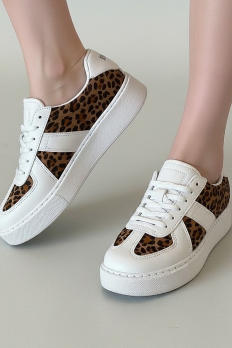 Teniși damă DAMONDA WHITE, Culoare: alb, IVET.RO - Reduceri de până la -80%