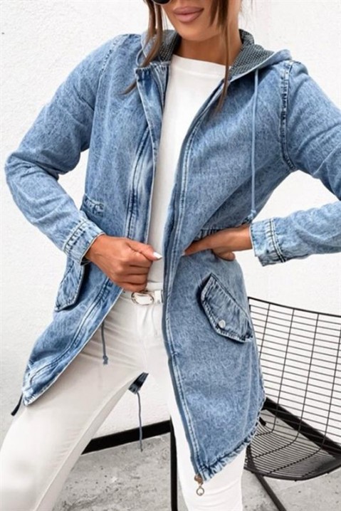 Geacă de blugi AMIRSA, Culoare: albastru, IVET.RO - Reduceri de până la -80%