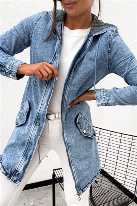 Geacă de blugi AMIRSA, Culoare: albastru, IVET.RO - Reduceri de până la -80%