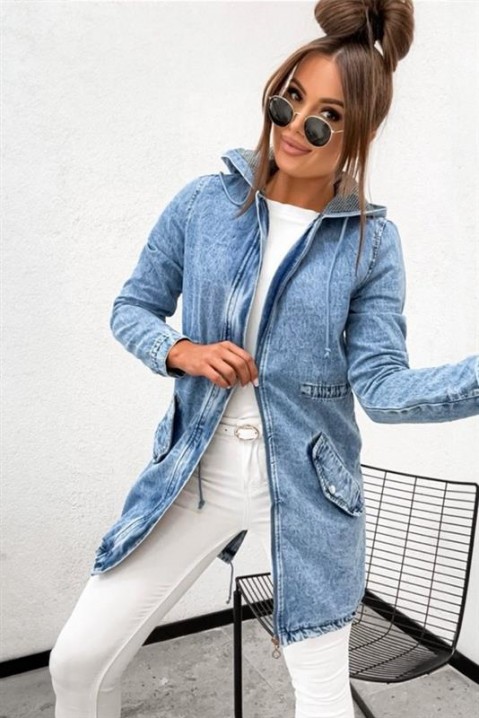 Geacă de blugi AMIRSA, Culoare: albastru, IVET.RO - Reduceri de până la -80%