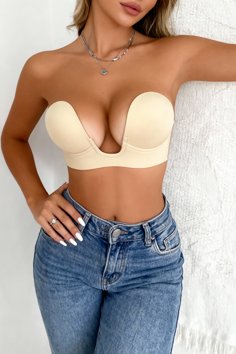 Sutien push-up SYRMENA, Culoare: bej, IVET.RO - Reduceri de până la -80%