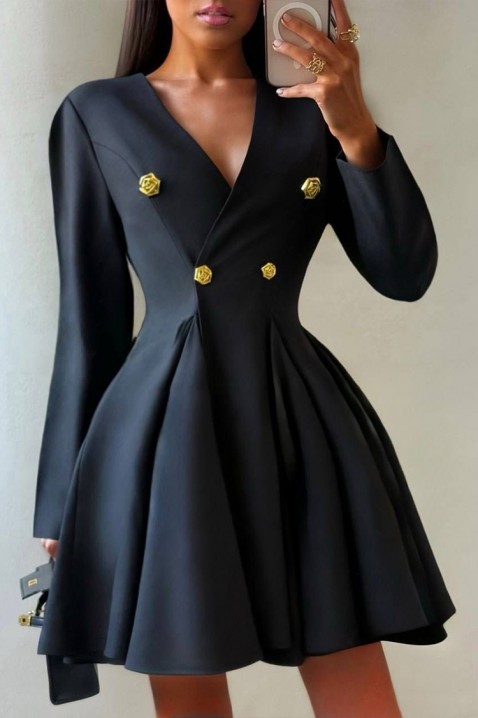 Rochie ANAZOLVA, Culoare: negru, IVET.RO - Reduceri de până la -80%