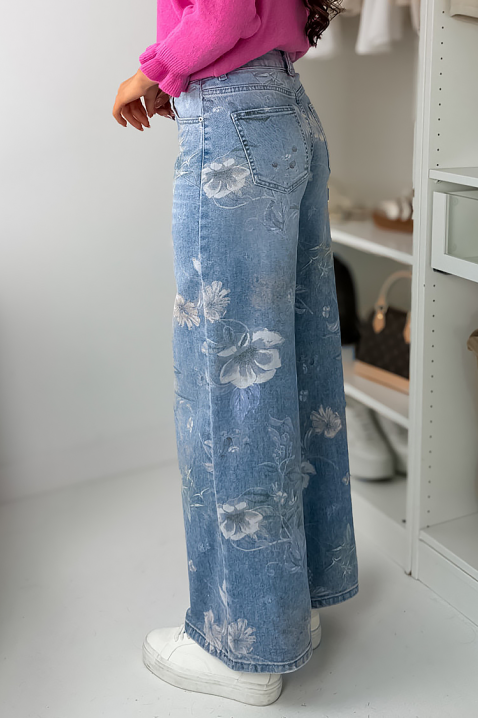 Blugi FLORVILA, Culoare: albastru deschis, IVET.RO - Reduceri de până la -80%