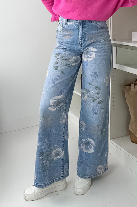 Blugi FLORVILA, Culoare: albastru deschis, IVET.RO - Reduceri de până la -80%