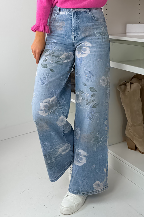 Blugi FLORVILA, Culoare: albastru deschis, IVET.RO - Reduceri de până la -80%