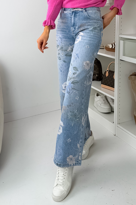 Blugi FLORVILA, Culoare: albastru deschis, IVET.RO - Reduceri de până la -80%