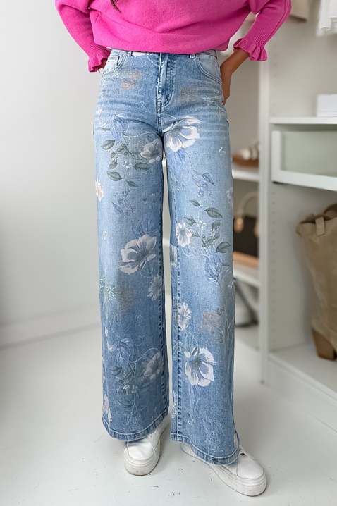 Blugi FLORVILA, Culoare: albastru deschis, IVET.RO - Reduceri de până la -80%