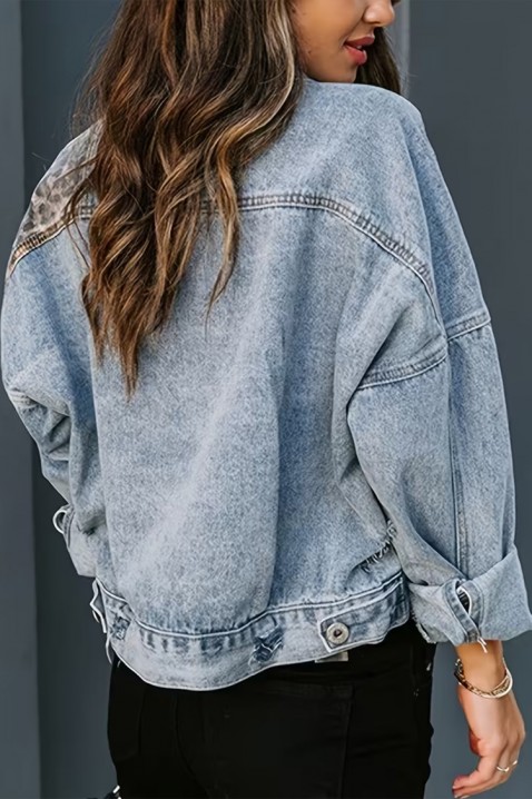 Geacă de blugi SUPERVILZA, Culoare: albastru deschis, IVET.RO - Reduceri de până la -80%