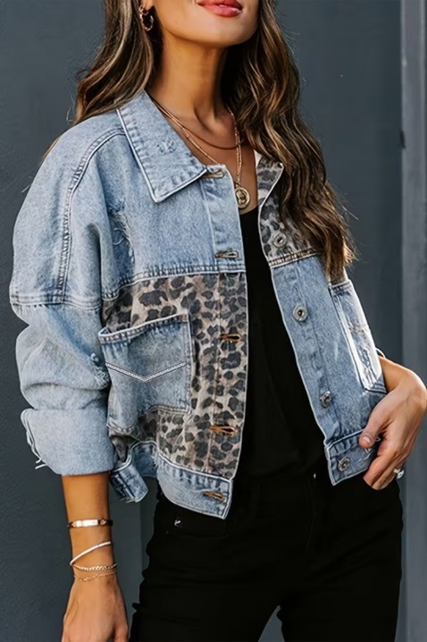 Geacă de blugi SUPERVILZA, Culoare: albastru deschis, IVET.RO - Reduceri de până la -80%