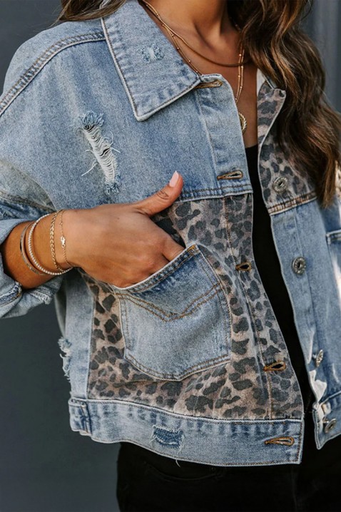 Geacă de blugi SUPERVILZA, Culoare: albastru deschis, IVET.RO - Reduceri de până la -80%