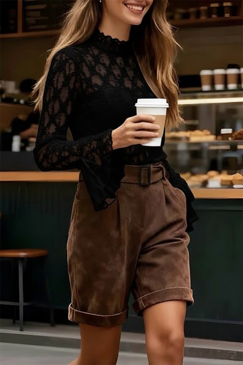 Bluză damă LALVERZA BLACK, Culoare: negru, IVET.RO - Reduceri de până la -80%