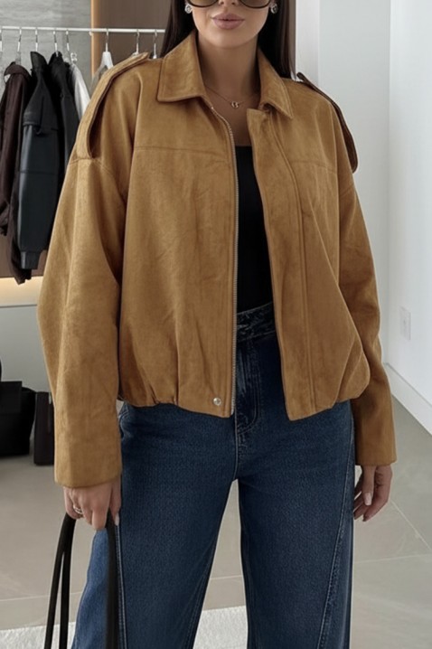 Geacă ZERLENDA CAMEL, Culoare: maro deschis    , IVET.RO - Reduceri de până la -80%