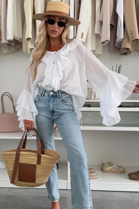 Cămașă damă VOLELANDA WHITE, Culoare: alb, IVET.RO - Reduceri de până la -80%