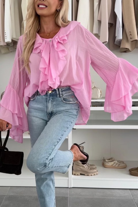 Cămașă damă VOLELANDA PINK, Culoare: roz, IVET.RO - Reduceri de până la -80%