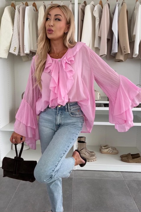 Cămașă damă VOLELANDA PINK, Culoare: roz, IVET.RO - Reduceri de până la -80%