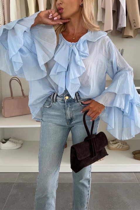 Cămașă damă VOLELANDA SKY, Culoare: albastru deschis, IVET.RO - Reduceri de până la -80%