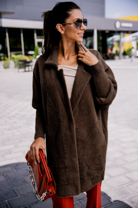 Cardigan LIORA BROWN, Culoare: maro, IVET.RO - Reduceri de până la -80%
