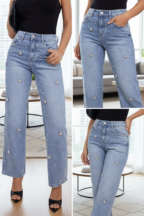 Blugi RESERENZA, Culoare: albastru deschis, IVET.RO - Reduceri de până la -80%