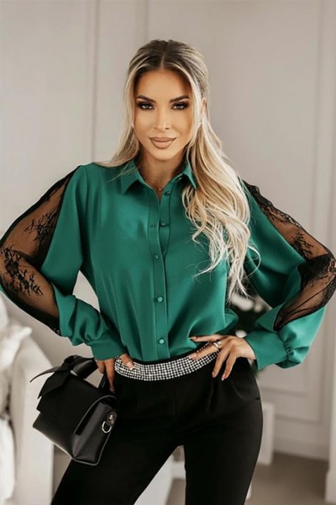 Cămașă damă ANBIONA GREEN, Culoare: verde, IVET.RO - Reduceri de până la -80%