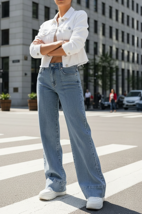 Blugi RAZELVONDA, Culoare: albastru deschis, IVET.RO - Reduceri de până la -80%