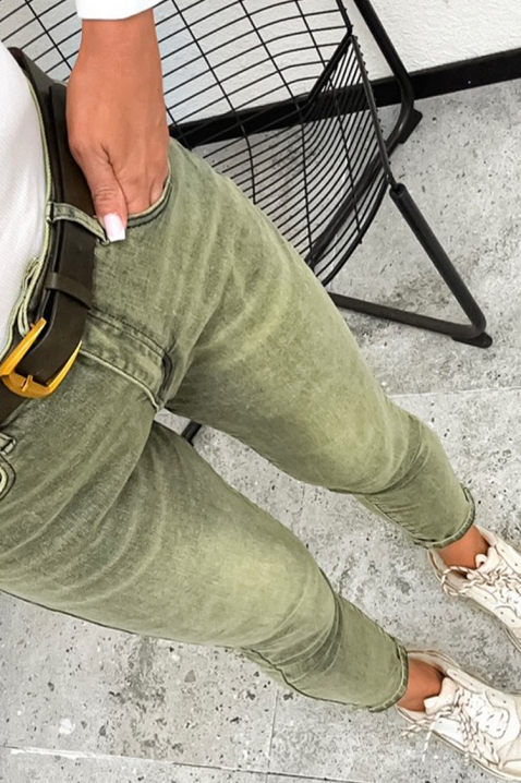 Blugi ZOYANZA, Culoare: verde, IVET.RO - Reduceri de până la -80%