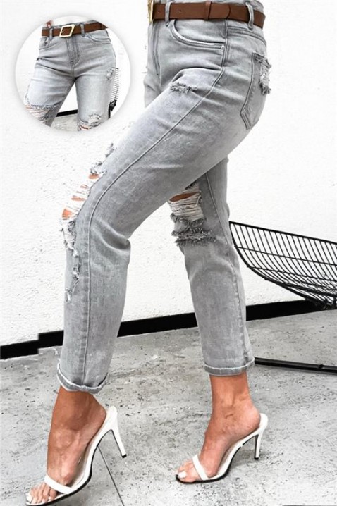 Blugi LEVROLA, Culoare: gri, IVET.RO - Reduceri de până la -80%