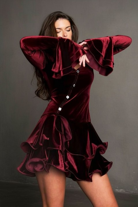 Rochie VERLIANA BORDO, Culoare: bordo, IVET.RO - Reduceri de până la -80%