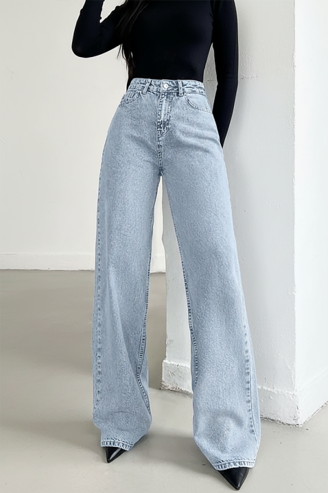 Blugi SVERZOLDA, Culoare: albastru deschis, IVET.RO - Reduceri de până la -80%