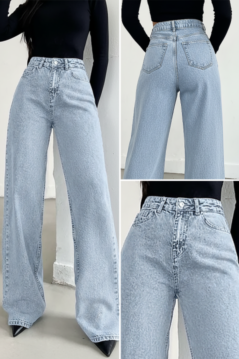 Blugi SVERZOLDA, Culoare: albastru deschis, IVET.RO - Reduceri de până la -80%