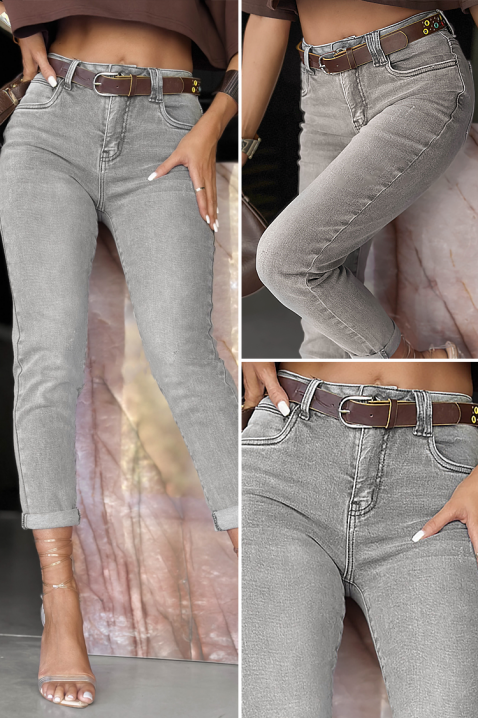 Blugi BELONDIZA, Culoare: gri, IVET.RO - Reduceri de până la -80%