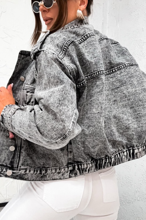 Geacă de blugi VOLINDA, Culoare: gri, IVET.RO - Reduceri de până la -80%