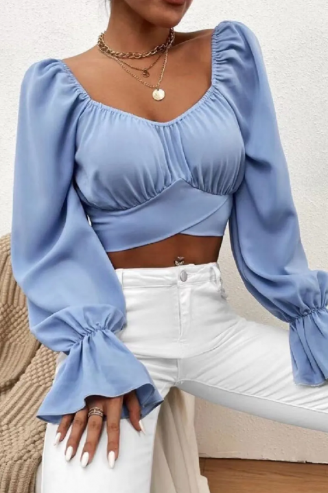 Bluză damă LORFEZA, Culoare: albastru deschis, IVET.RO - Reduceri de până la -80%