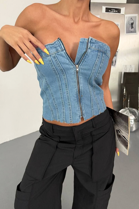 Top ERELONZA SKY, Culoare: albastru deschis, IVET.RO - Reduceri de până la -80%