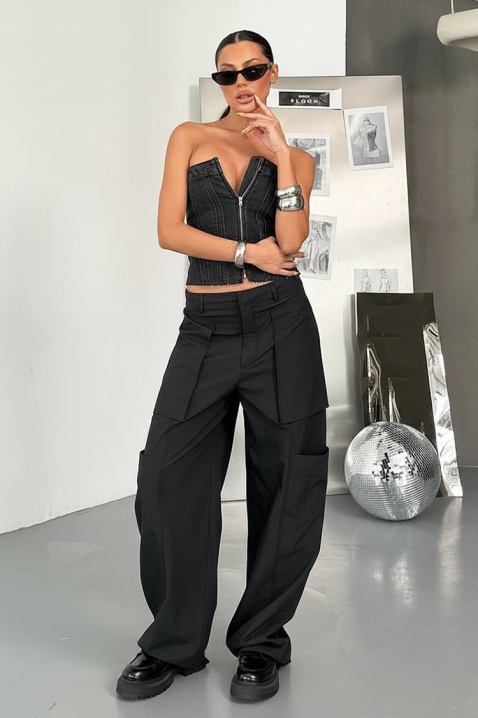 Top ERELONZA BLACK, Culoare: negru, IVET.RO - Reduceri de până la -80%