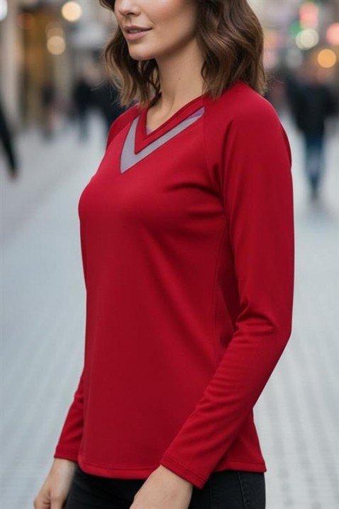 Bluză damă RIONELDA RED, Culoare: roșu, IVET.RO - Reduceri de până la -80%