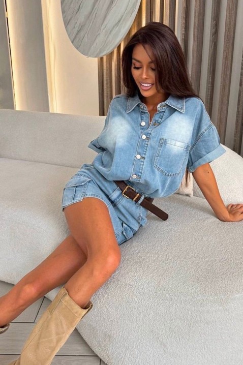 Rochie NEBRALENDA, Culoare: albastru deschis, IVET.RO - Reduceri de până la -80%