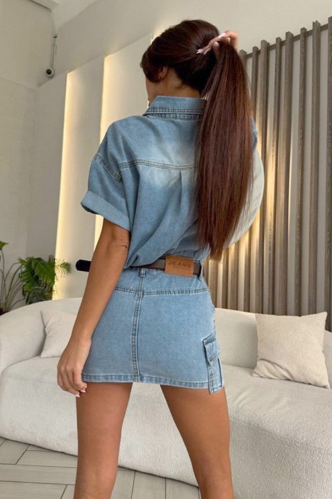 Rochie NEBRALENDA, Culoare: albastru deschis, IVET.RO - Reduceri de până la -80%