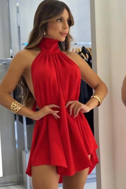 Rochie ESMERALZA, Culoare: roșu, IVET.RO - Reduceri de până la -80%