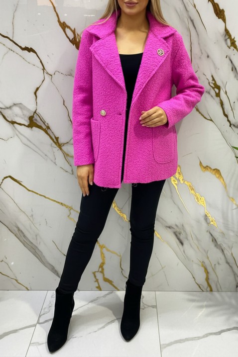 Palton ZALERODA FUCHSIA, Culoare: fuchsia, IVET.RO - Reduceri de până la -80%