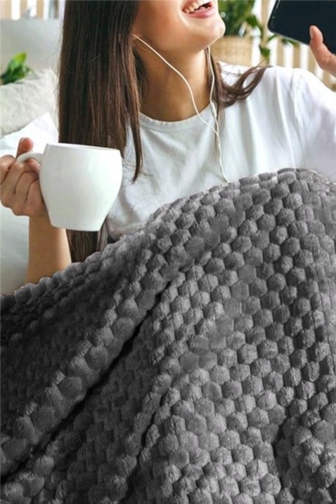 Pătură BELMONGA GREY 160x200 cm, Culoare: gri, IVET.RO - Reduceri de până la -80%